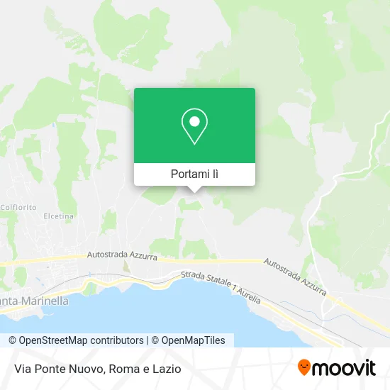 Mappa Via Ponte Nuovo