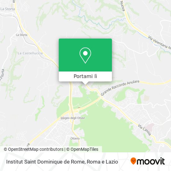 Mappa Institut Saint Dominique de Rome