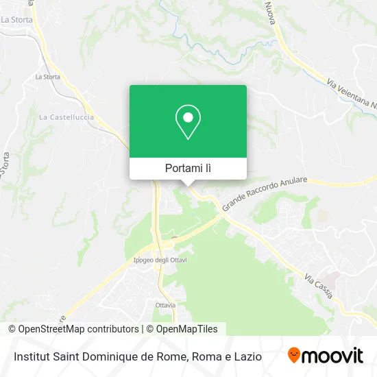 Mappa Institut Saint Dominique de Rome