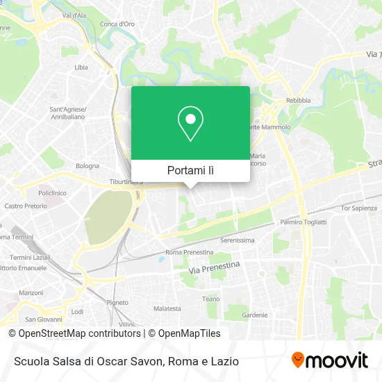 Mappa Scuola Salsa di Oscar Savon