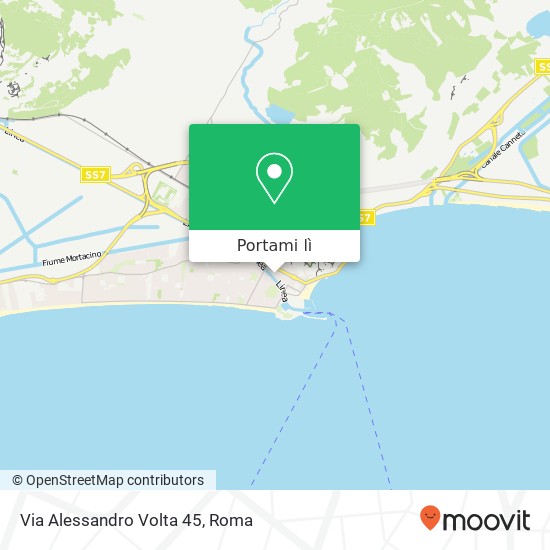 Mappa Via Alessandro Volta 45
