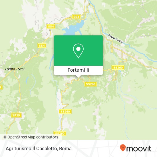 Mappa Agriturismo Il Casaletto