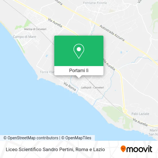 Mappa Liceo Scientifico Sandro Pertini