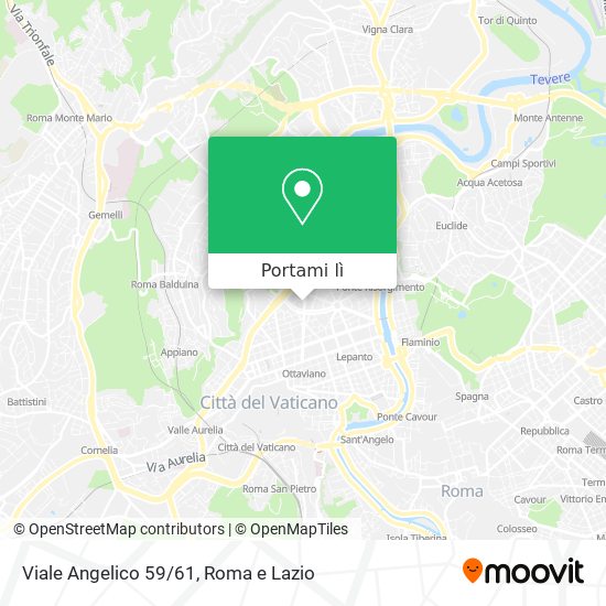 Mappa Viale Angelico 59/61