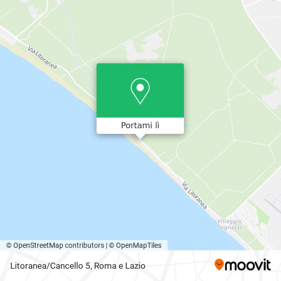 Mappa Litoranea/Cancello 5
