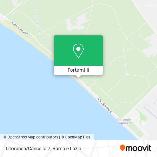 Mappa Litoranea/Cancello 7