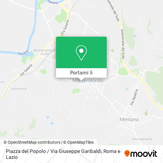 Mappa Piazza del Popolo / Via Giuseppe Garibaldi