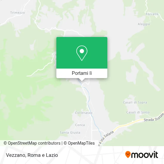 Mappa Vezzano