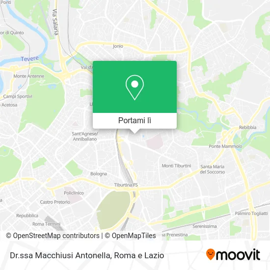 Mappa Dr.ssa Macchiusi Antonella