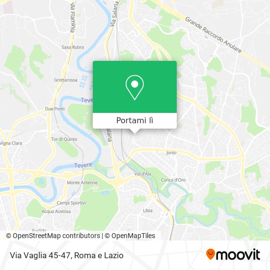 Mappa Via Vaglia 45-47