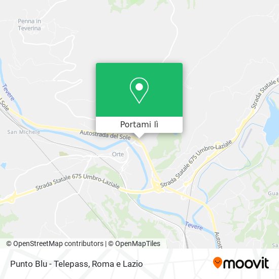 Mappa Punto Blu - Telepass