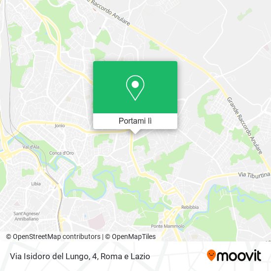 Mappa Via Isidoro del Lungo, 4