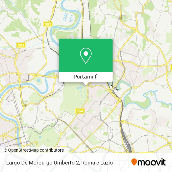 Mappa Largo De Morpurgo Umberto 2