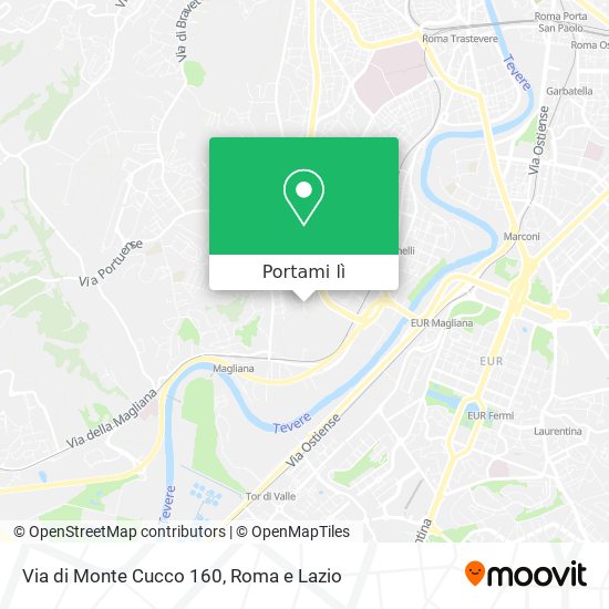 Mappa Via di Monte Cucco 160