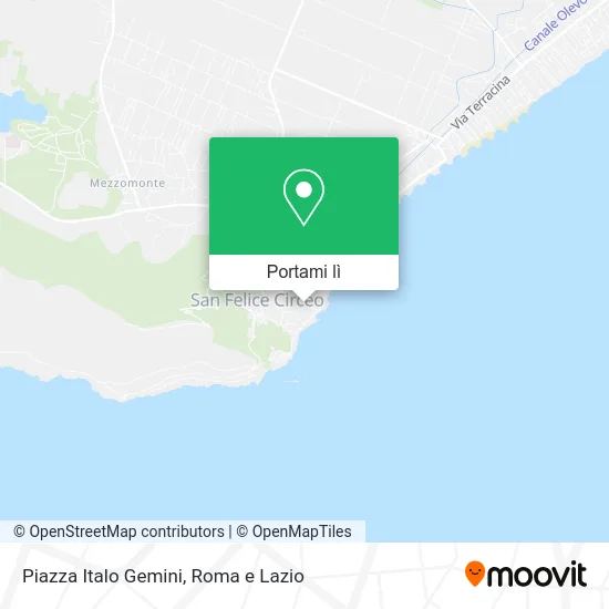 Mappa Piazza Italo Gemini