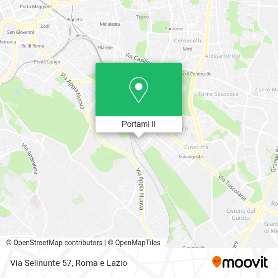 Mappa Via Selinunte  57