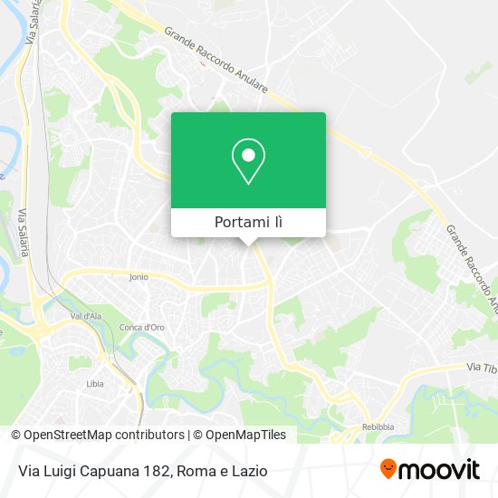 Mappa Via Luigi Capuana  182