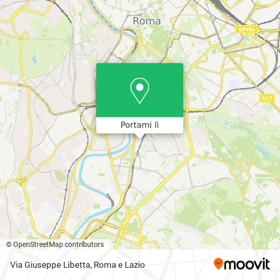 Mappa Via Giuseppe Libetta