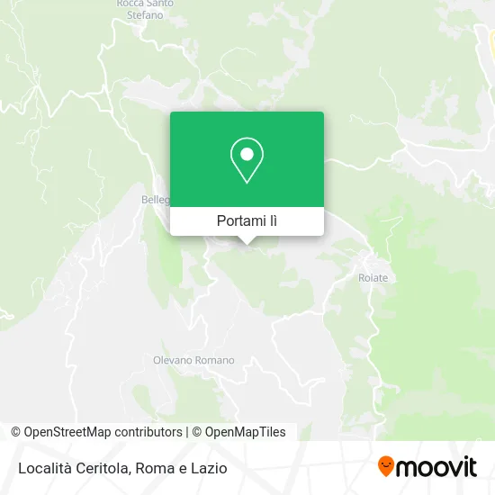 Mappa Località Ceritola