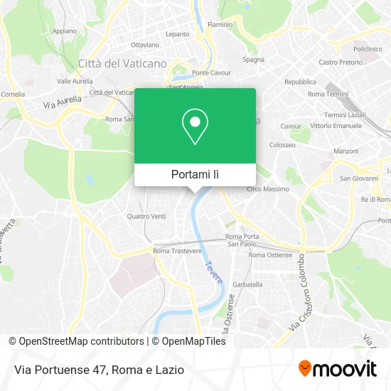 Mappa Via Portuense  47
