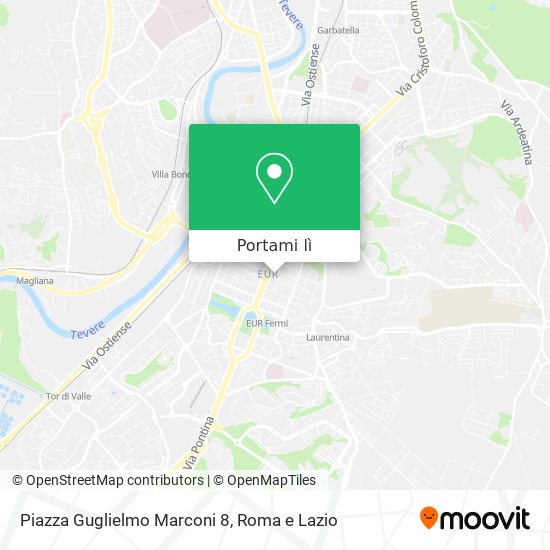 Mappa Piazza Guglielmo Marconi  8
