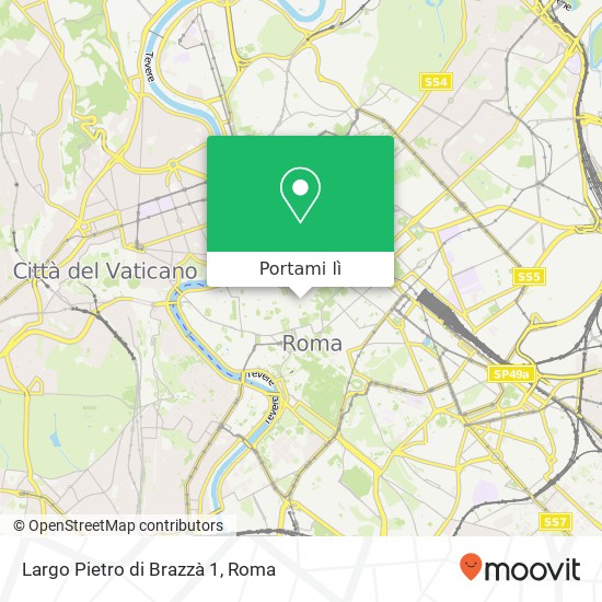 Mappa Largo Pietro di Brazzà  1