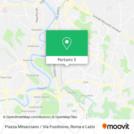 Mappa Piazza Minucciano / Via Fosdinovo