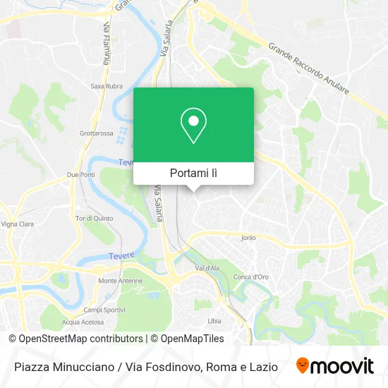 Mappa Piazza Minucciano / Via Fosdinovo