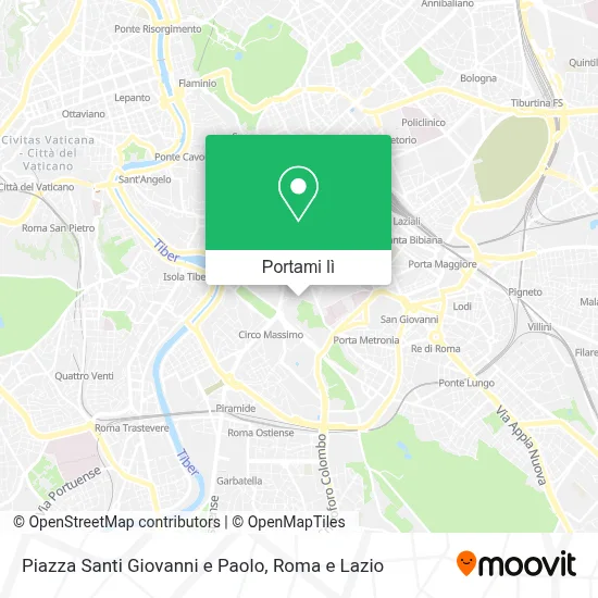 Mappa Piazza Santi Giovanni e Paolo
