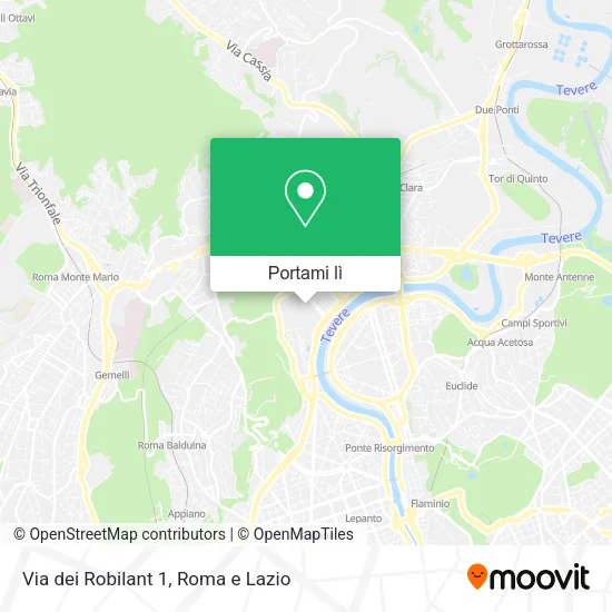 Mappa Via dei Robilant 1