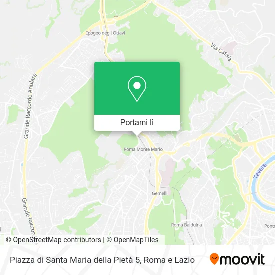 Mappa Piazza di Santa Maria della Pietà  5