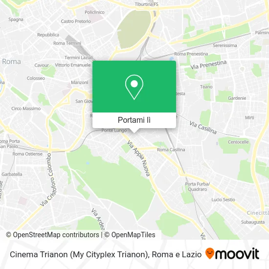 Mappa Cinema Trianon (My Cityplex Trianon)
