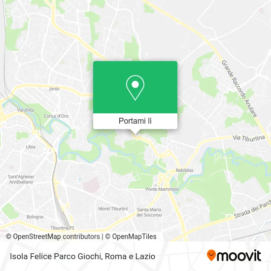 Mappa Isola Felice Parco Giochi