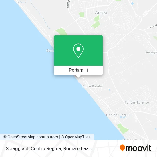 Mappa Spiaggia di Centro Regina