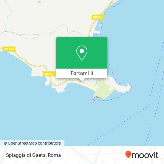 Mappa Spiaggia di Gaeta