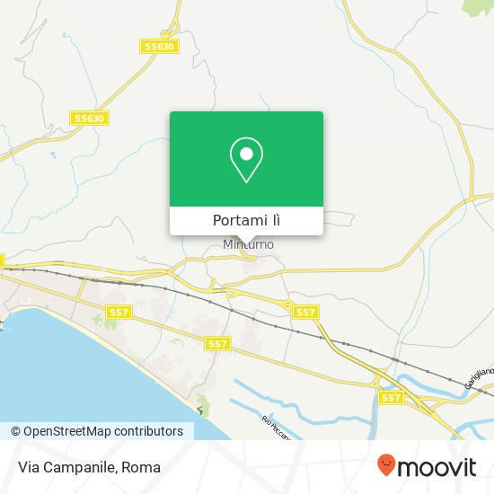 Mappa Via Campanile