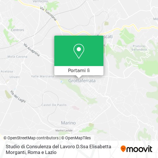 Mappa Studio di Consulenza del Lavoro D.Ssa Elisabetta Morganti