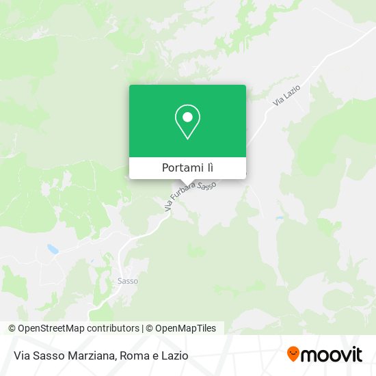Mappa Via Sasso Marziana