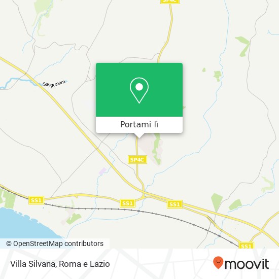 Mappa Villa Silvana