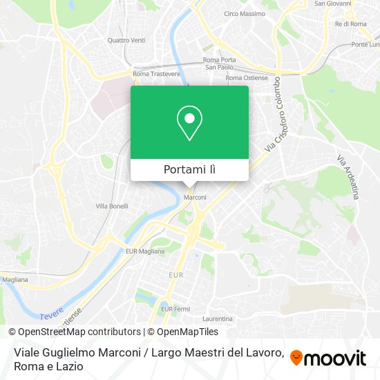 Mappa Viale Guglielmo Marconi / Largo Maestri del Lavoro