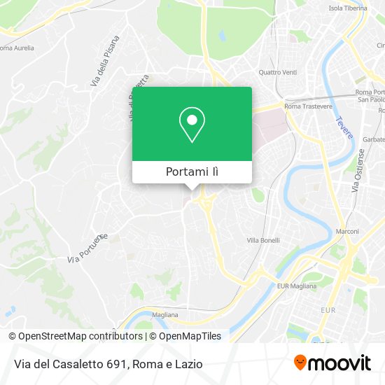 Mappa Via del Casaletto  691