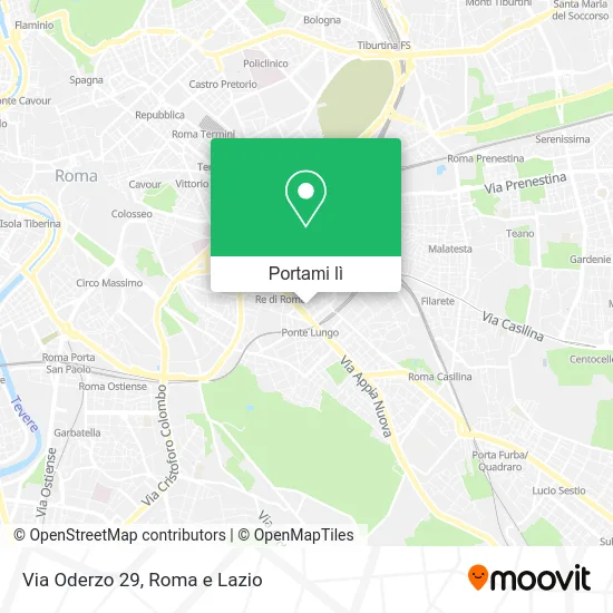 Mappa Via Oderzo 29