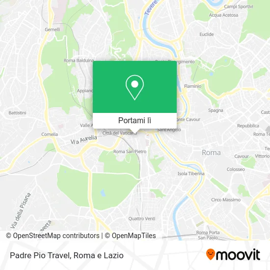 Mappa Padre Pio Travel