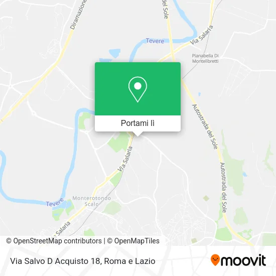 Mappa Via Salvo D Acquisto  18