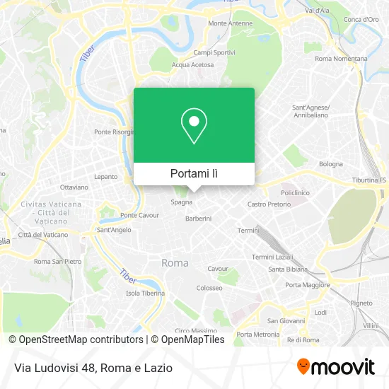 Mappa Via Ludovisi  48