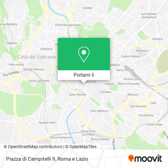 Mappa Piazza di Campitelli  9