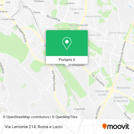 Mappa Via Lemonia  214