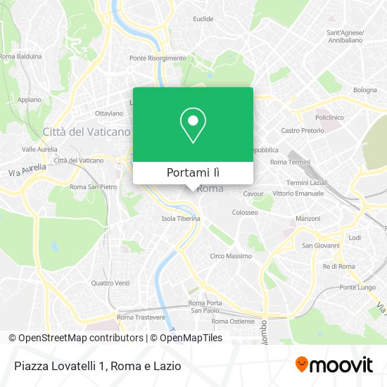 Mappa Piazza Lovatelli  1