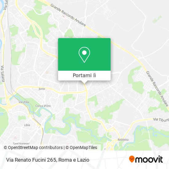 Mappa Via Renato Fucini  265