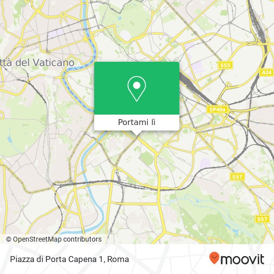 Mappa Piazza di Porta Capena  1